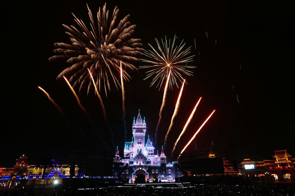 Magical Disney fireworks lighting up the night sky in Orlando | Photo by Bryanken on Pexels