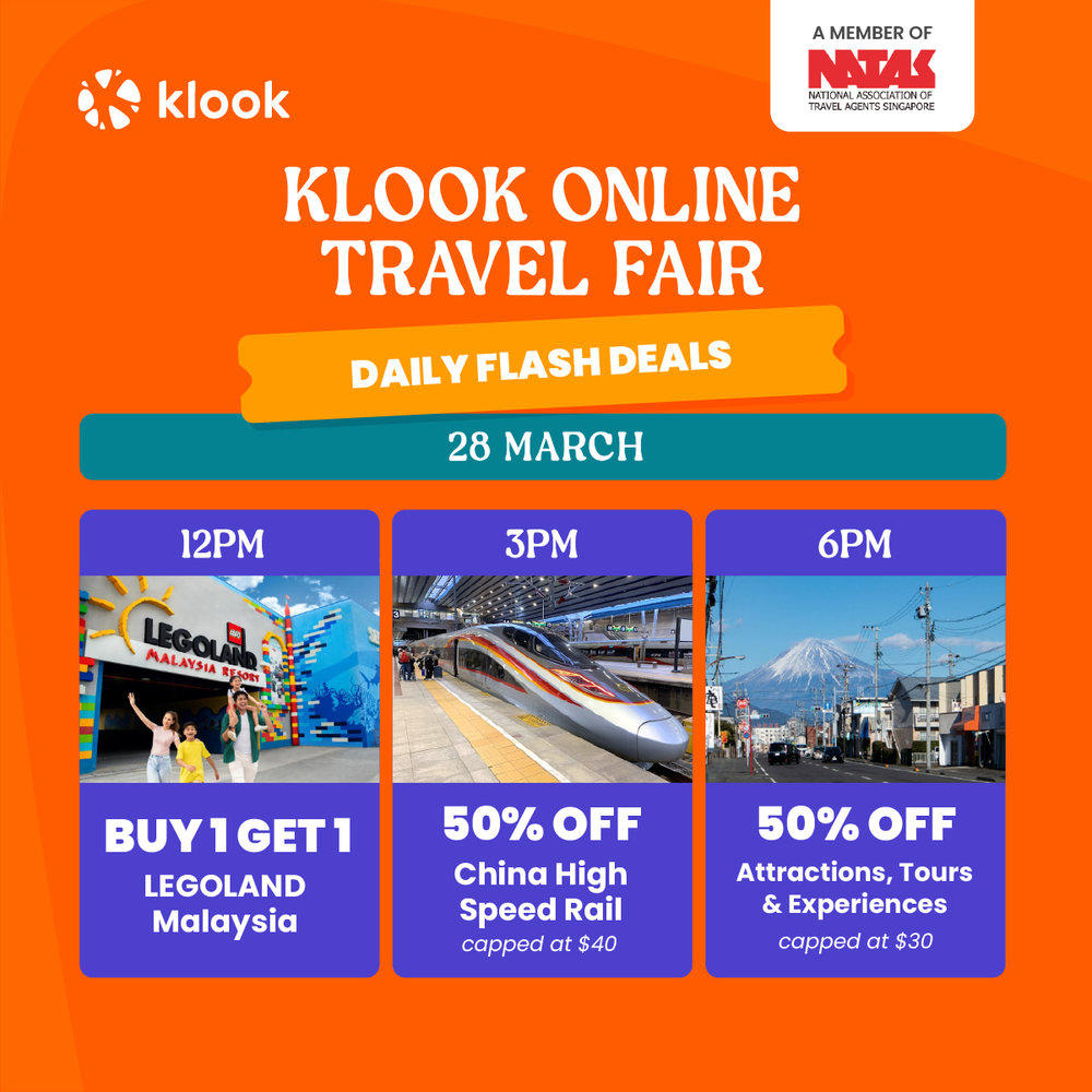 SG - klook online travel fair 2026
