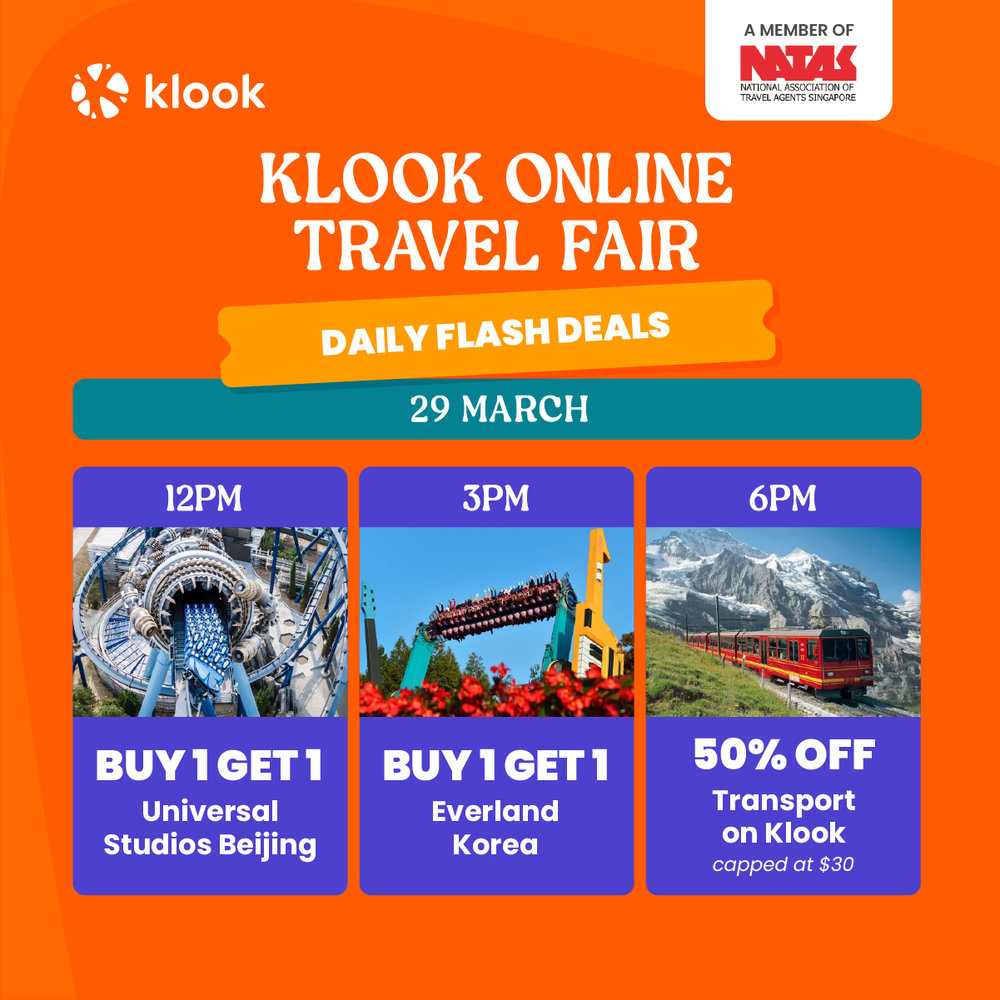 SG - klook online travel fair 2026