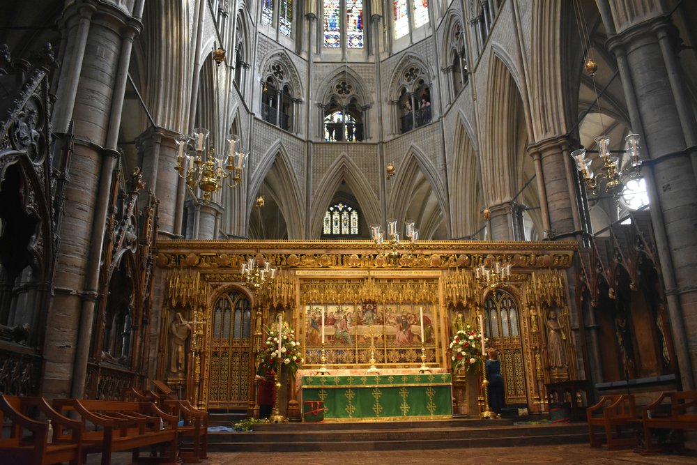 The iconic Westminster Abbey, a masterpiece of Gothic design in London