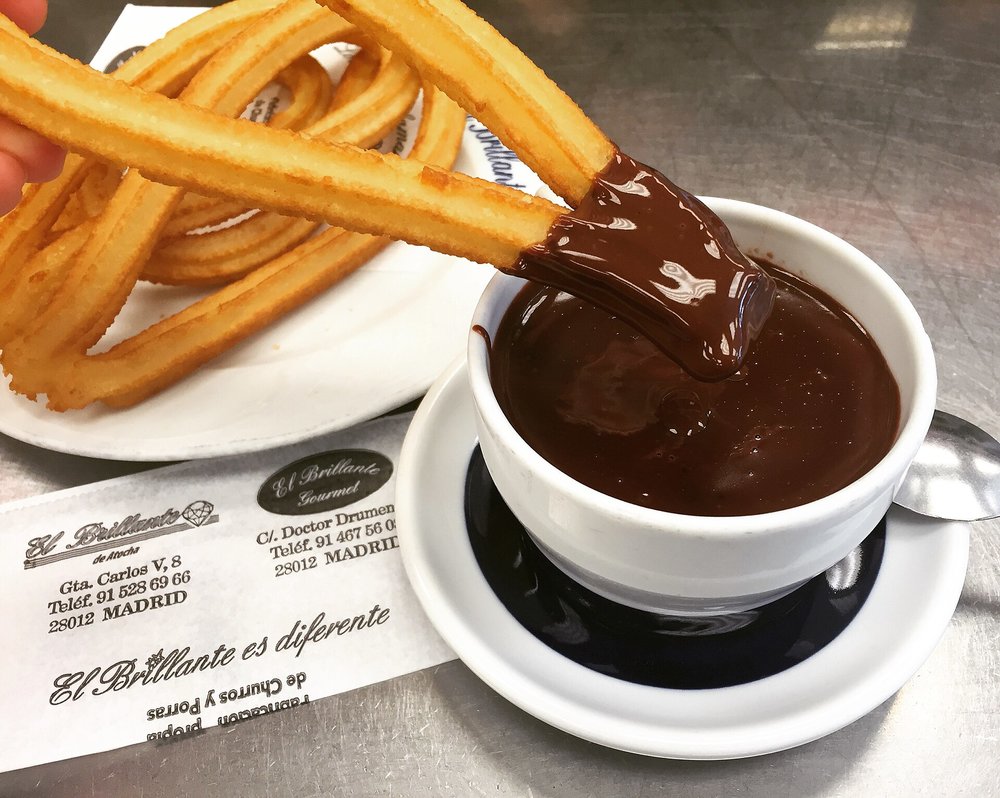 Churros con Chocolate