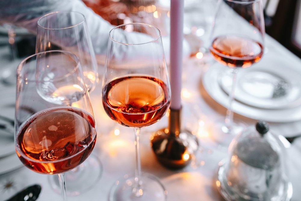 Rosé wine at a scenic bar in Nice, France | Photo Credit: PickPik