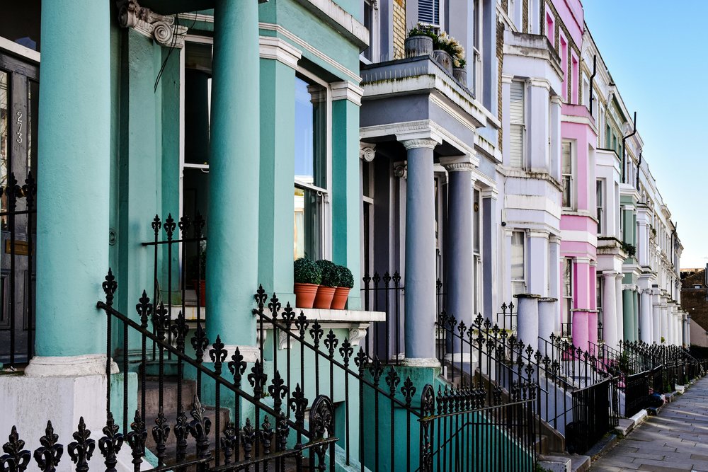 Notting Hill colorful houses | Photo Credits: AXP Photography on Pexels