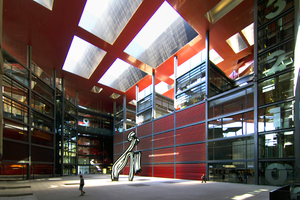 Interior of Reina Sofia Museum