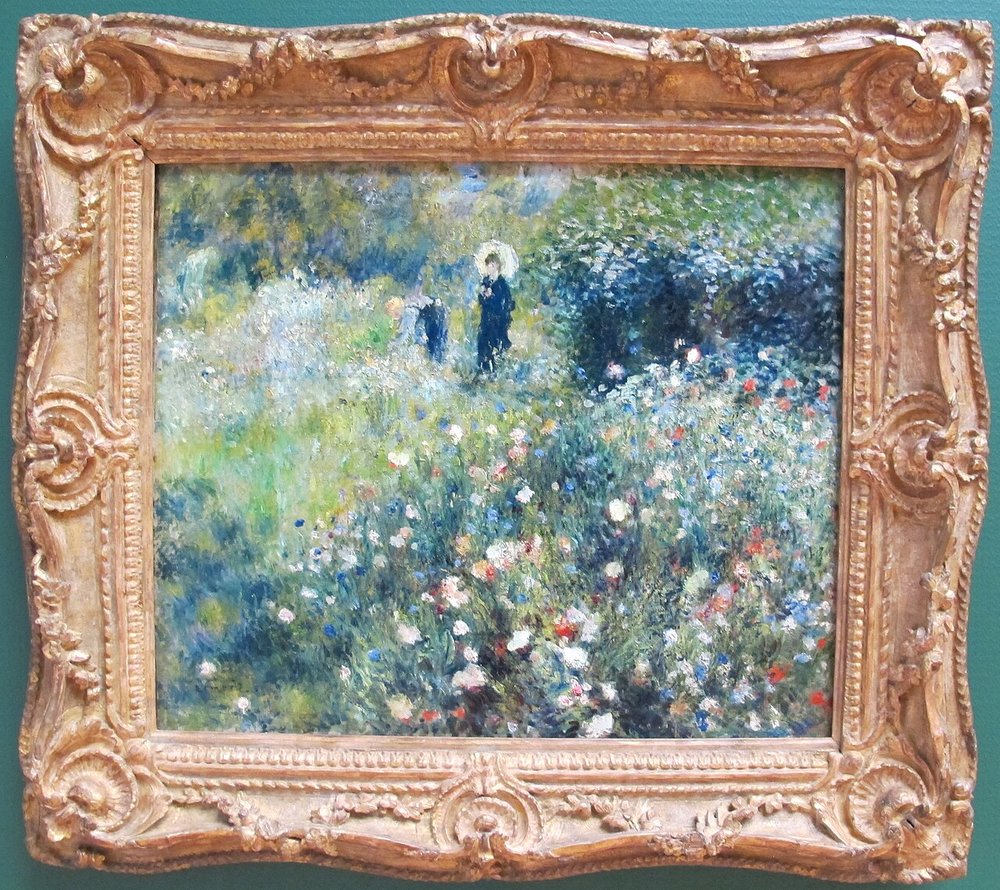 “Woman with a Parasol in a Garden” by Pierre-Auguste Renoir | Photo by Sailko on Wikimedia Commons