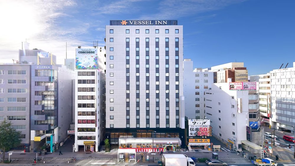The exterior of Vessel Inn Sakae Ekimae