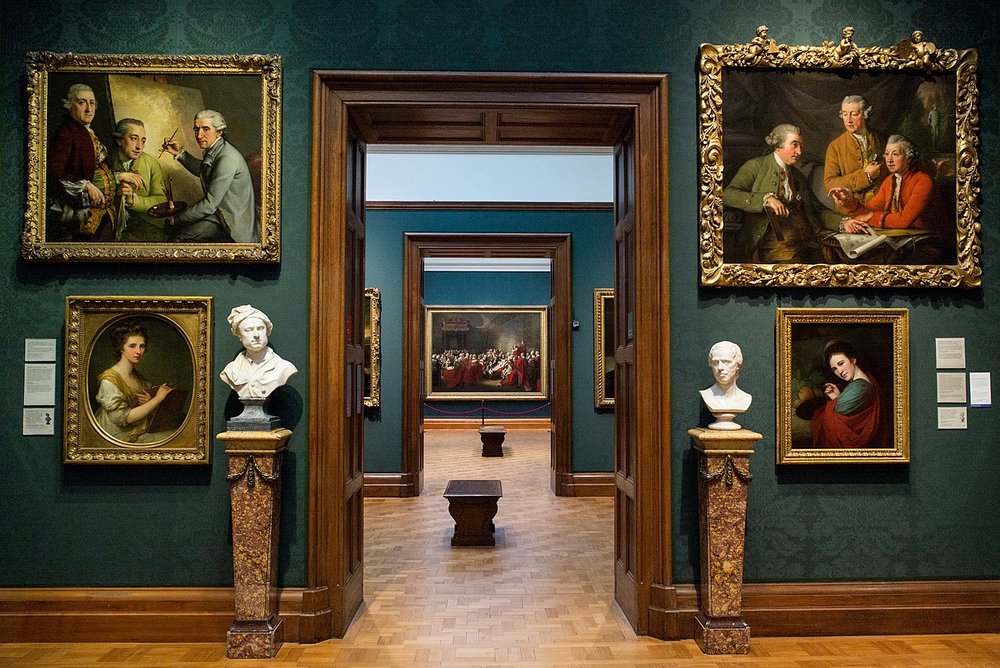 A hall within the National Portrait Gallery