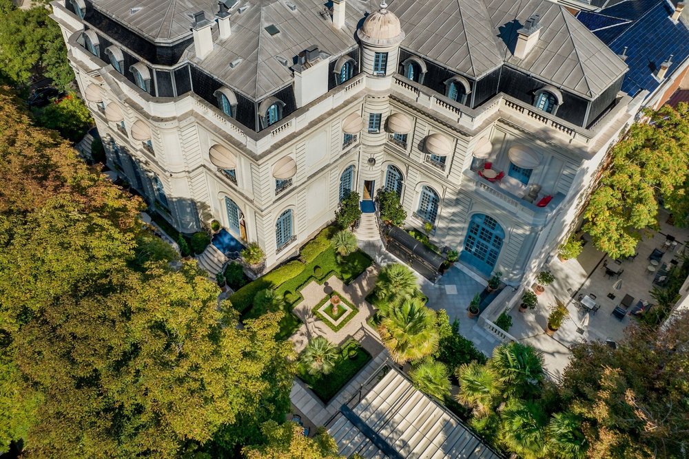 Aerial view of Santo Mauro luxury hotel