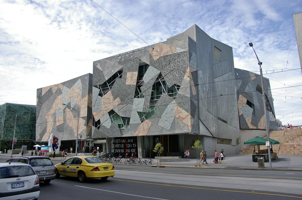 The facade of the Australian Centre for the Moving Image