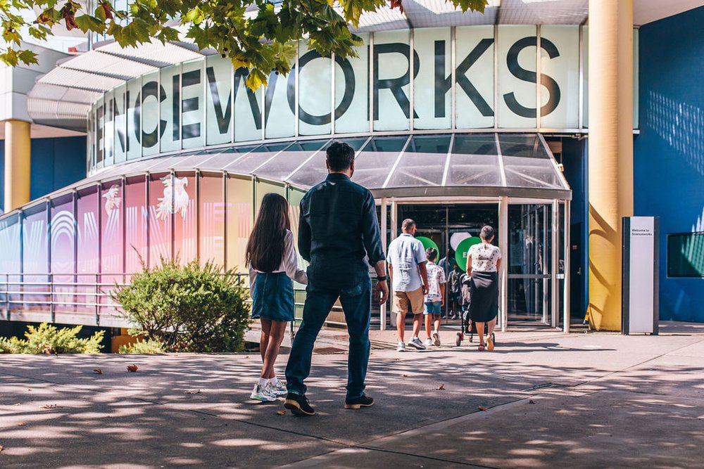 Visitors heading to the Scienceworks Museum in Melbourne