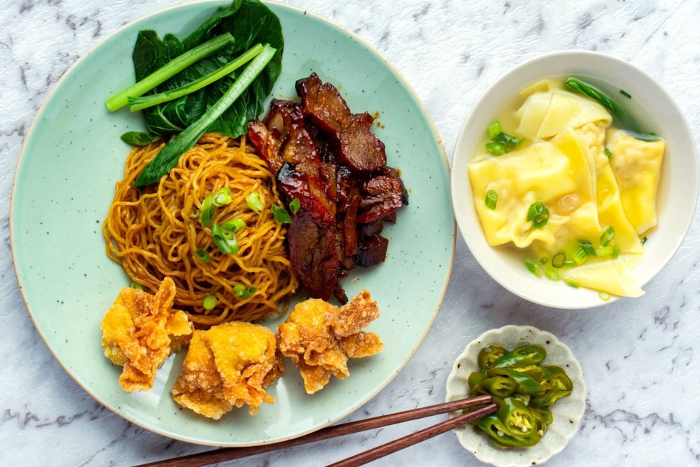 Wanton Mee - Mì Hoành Thánh Kiểu Singapore