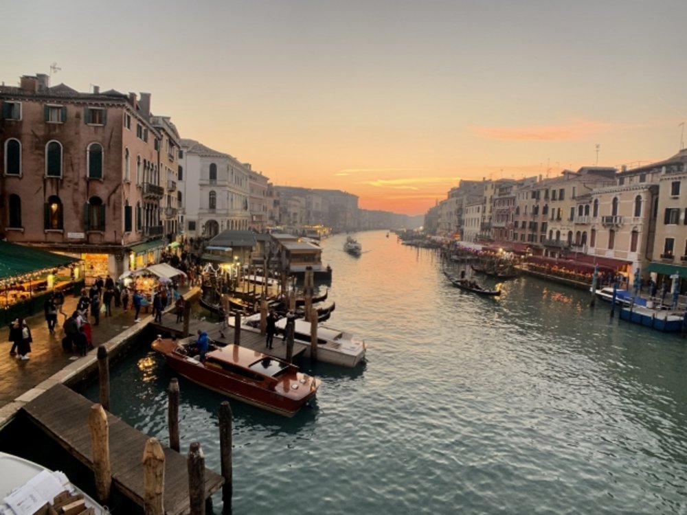  Venice ヴェネチア ゴンドラ 夕方