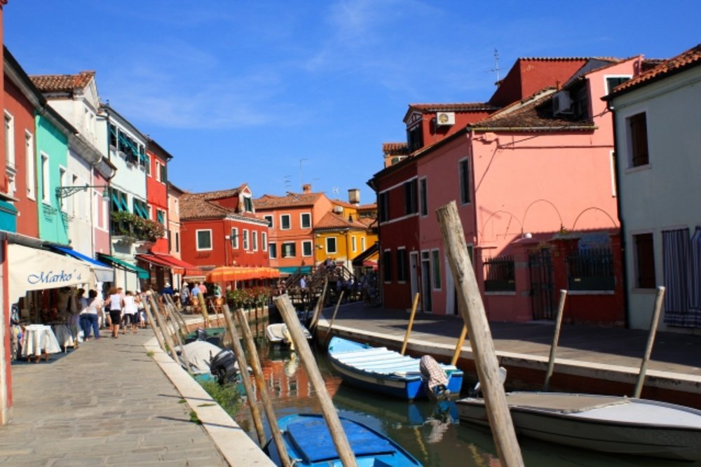 Venice ヴェネチア ゴンドラ ムラーノ島・ブラーノ島