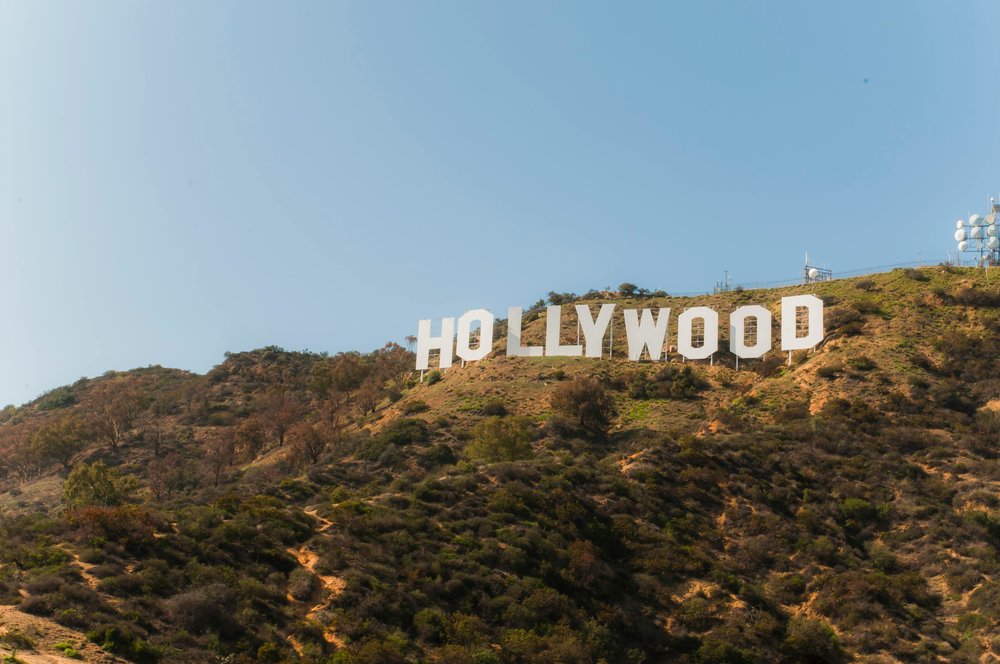 The Hollywood sign overlooking LA