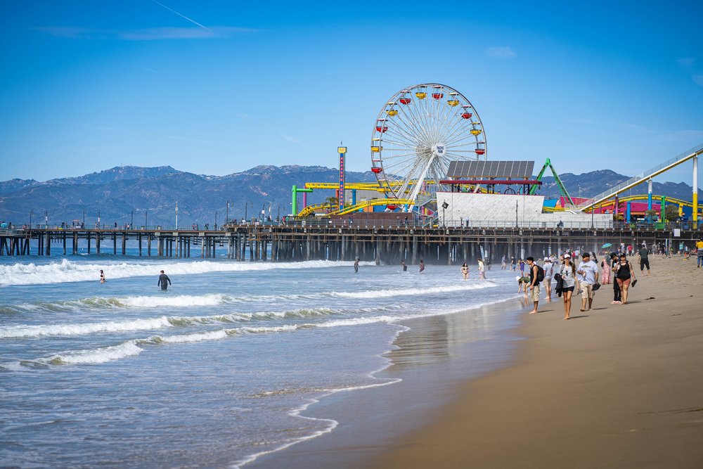 The iconic Santa Monica Pier | Photo credit: Clément Proust on Pexels