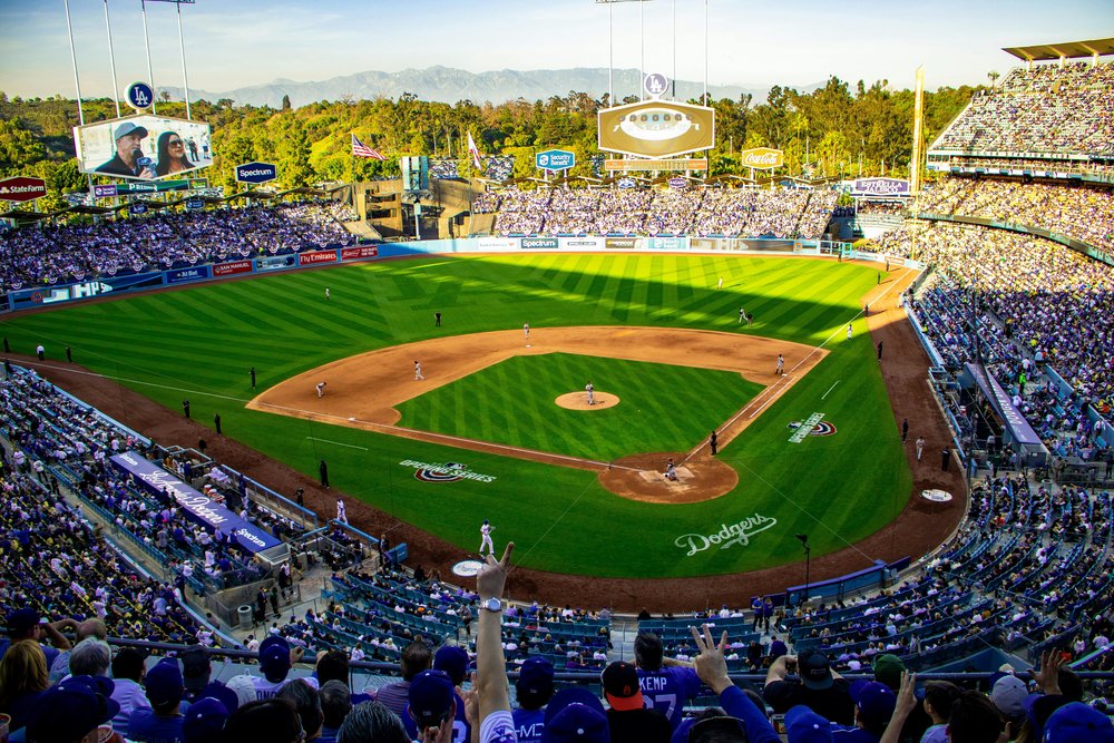 Game day at Dodger Stadium