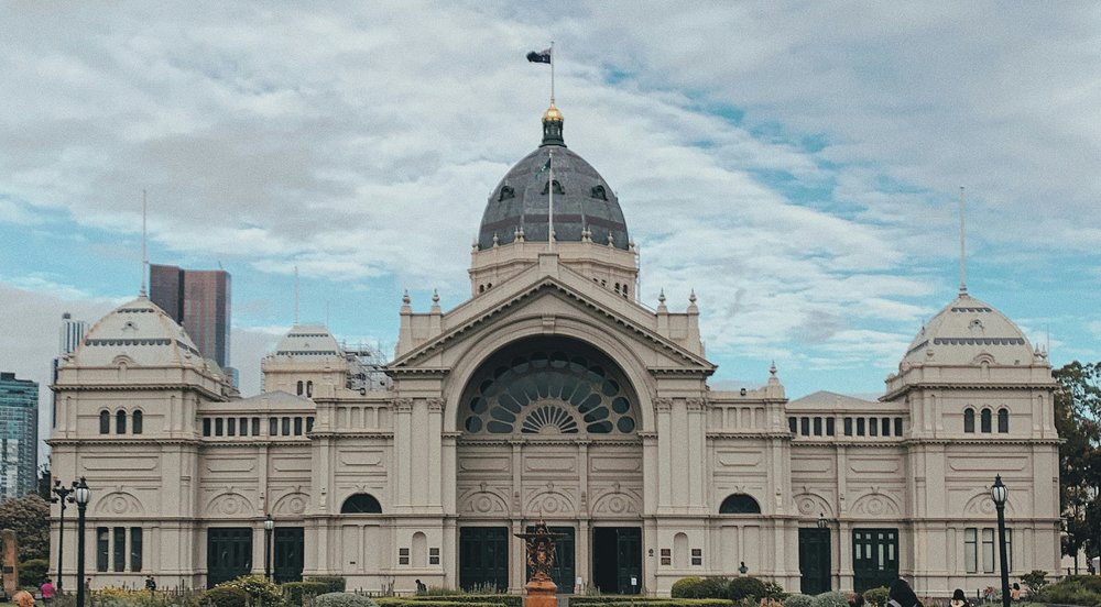 The famous dome of Melbourne’s Royal Exhibition Building, inspired by the Florence Cathedral.