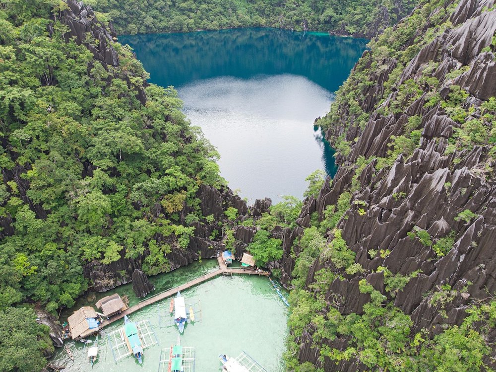 Barracuda Lake in Coron Philippines