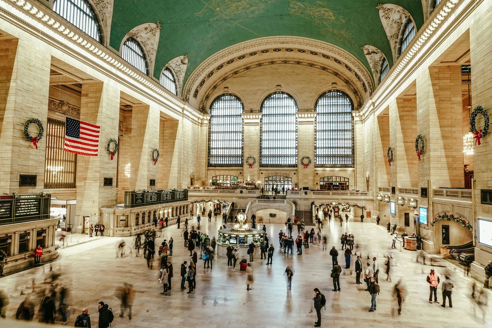 People walking inside NYC’s Grand Central Terminal
