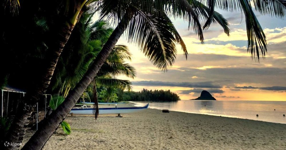 Sunset on a beach