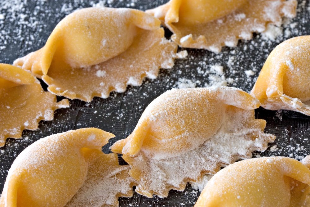 Prepping Agnolotti del Plin