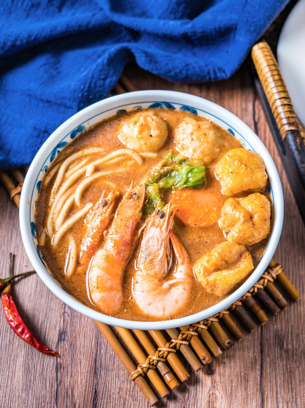 บะหมี่ซาชา (Satay Noodles)
