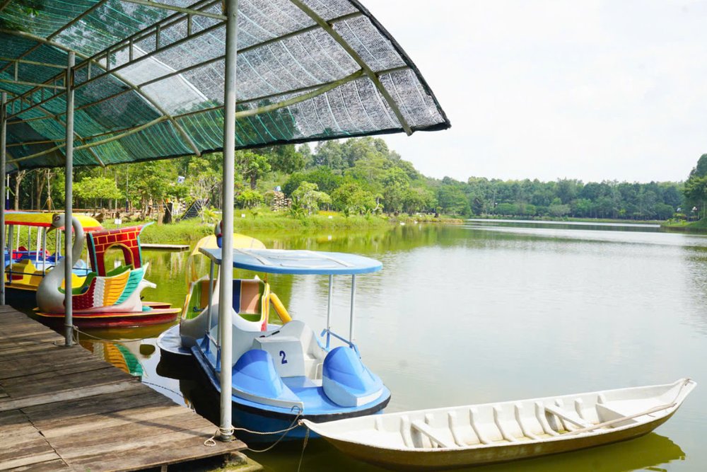 Chèo Thuyền Kayak, Đạp Vịt Ngắm Cảnh Hồ Nhân Tạo