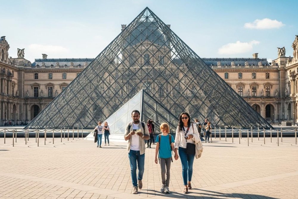 15:15 - 16:30 | Kết Thúc Hành Trình Và Dạo Bộ Ngoài Louvre