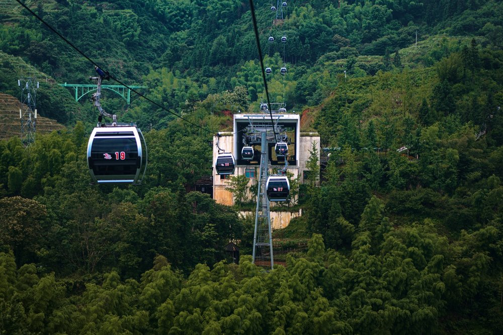 กระเช้าหวงหลิ่ง (Huangling Cableway)