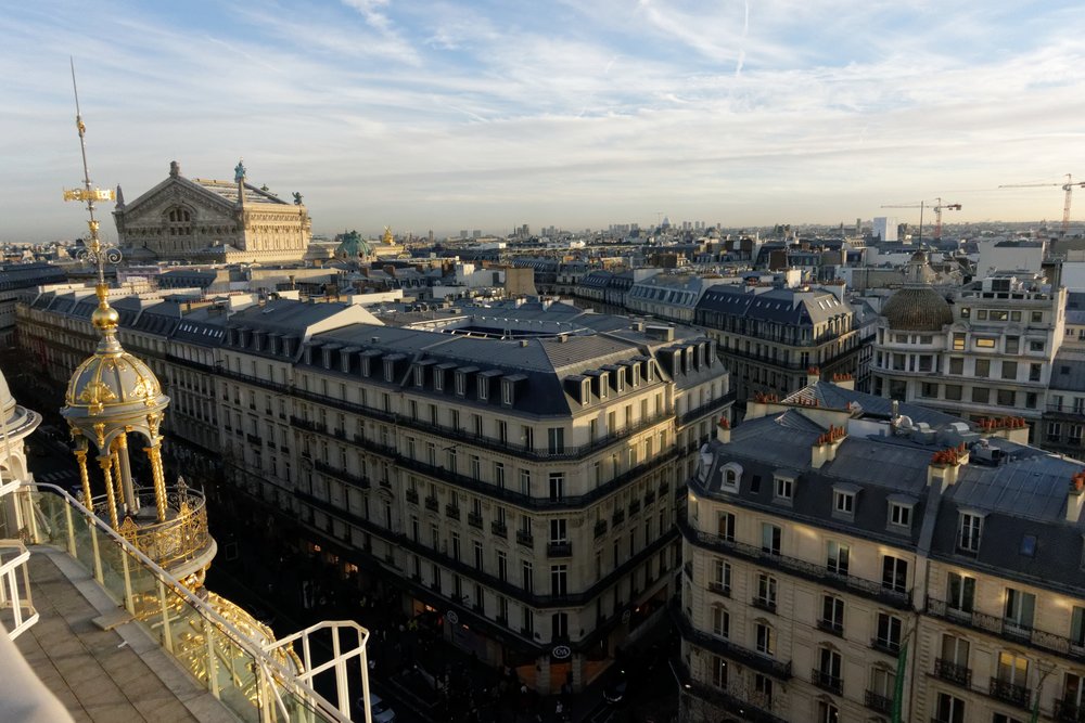View from Galeries Lafayette rooftop terrace | Photo Credits: Kimon Berlin on Flickr