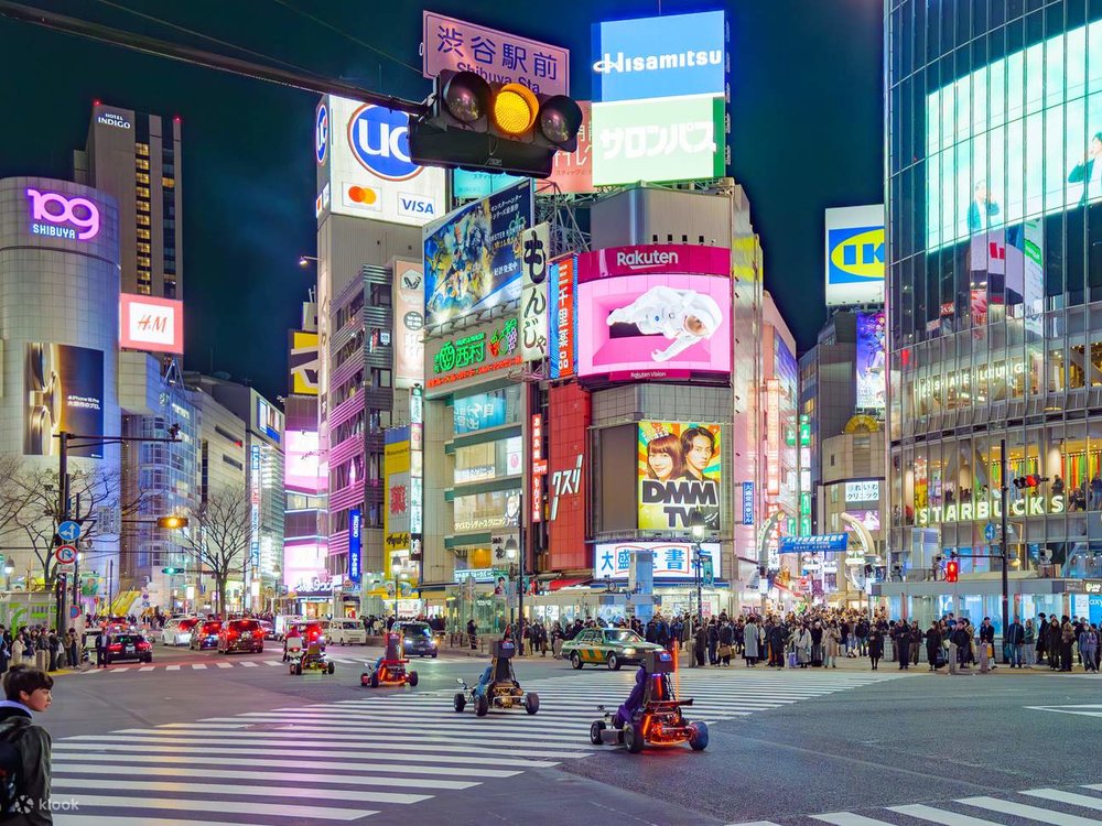 Go Karts on Shibuya Crossing