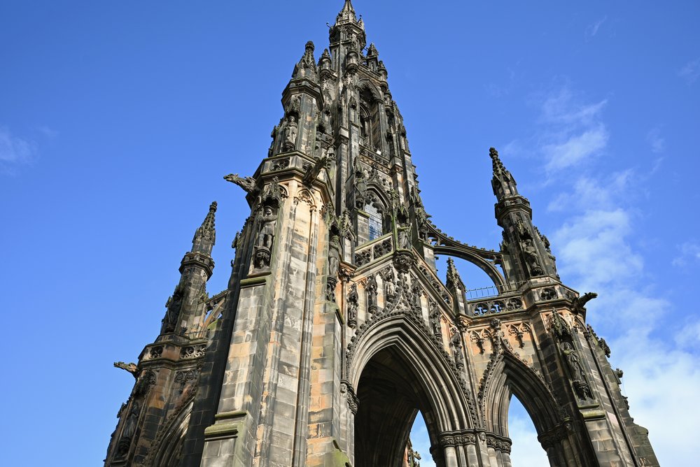 Scott Monument from below