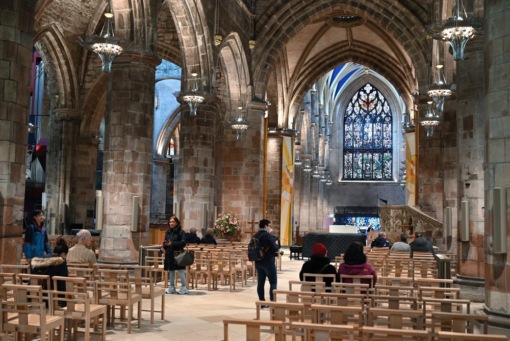 Inside St. Giles' Cathedral