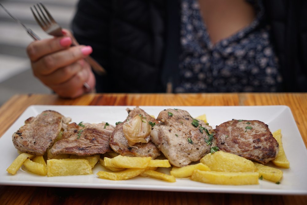 A plate of Solomillo al Whisky with potatoes | Photo Credit: Wordpress
