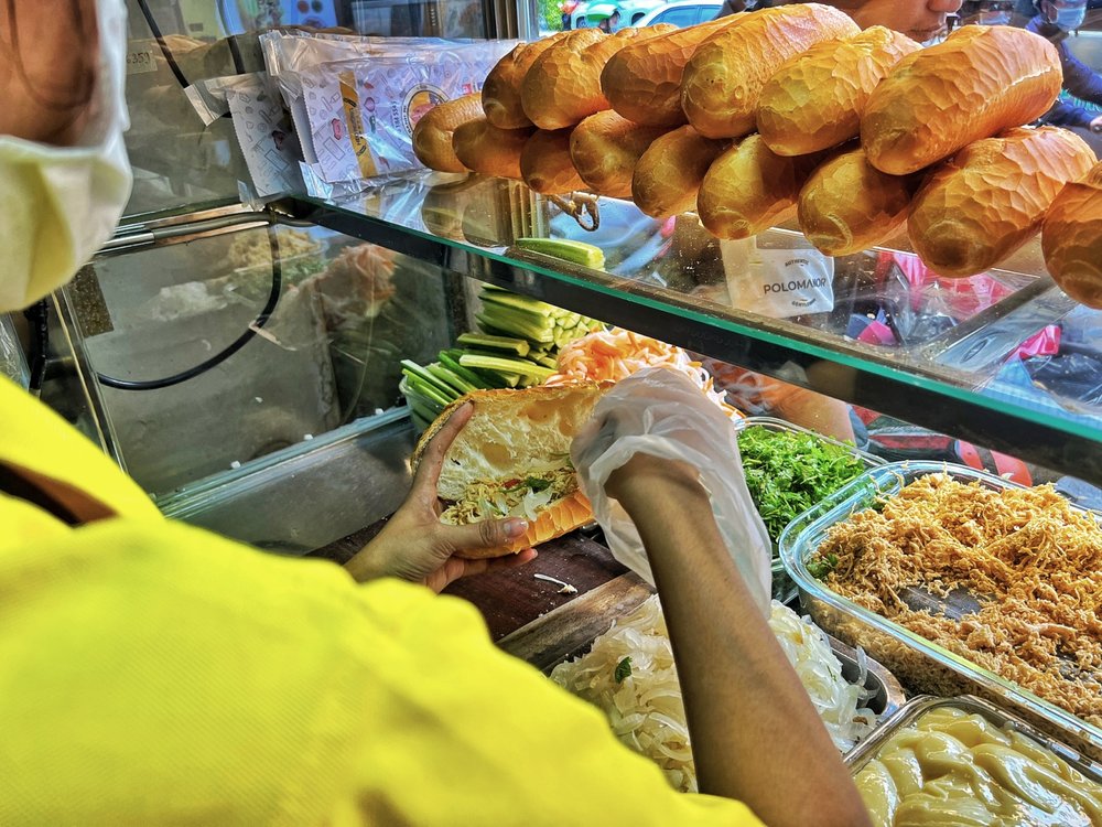 Bánh mì in Vietnam