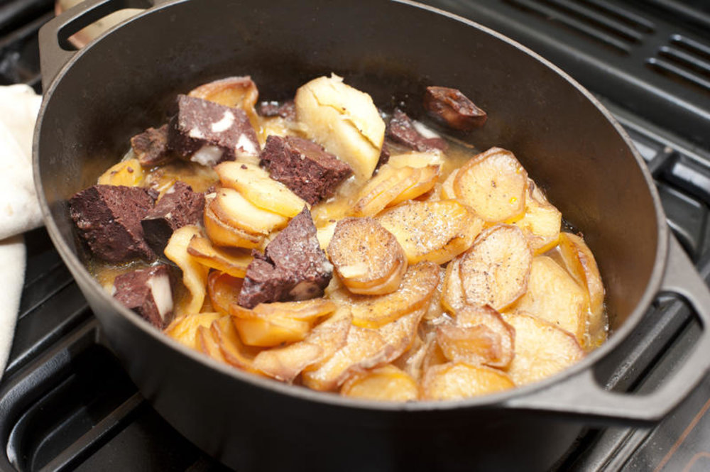 Casserole with Lancashire Hot Pot, a stew made with beef or lamb and potatoes | Photo Credit: Free Images Live