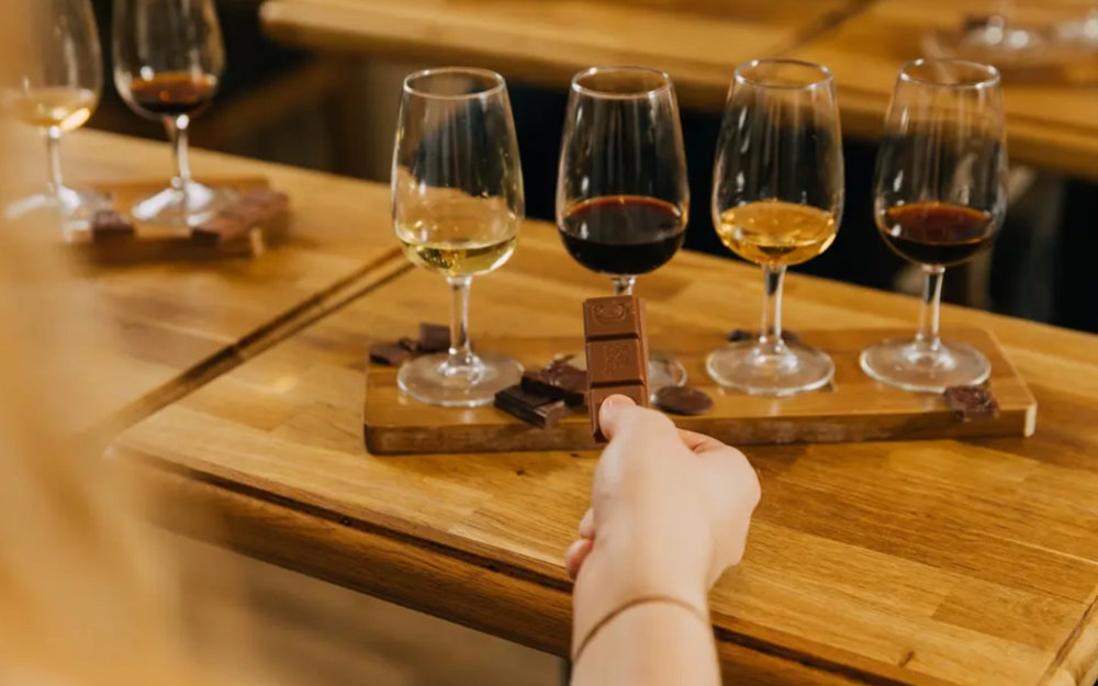 Whisky and chocolate tasting