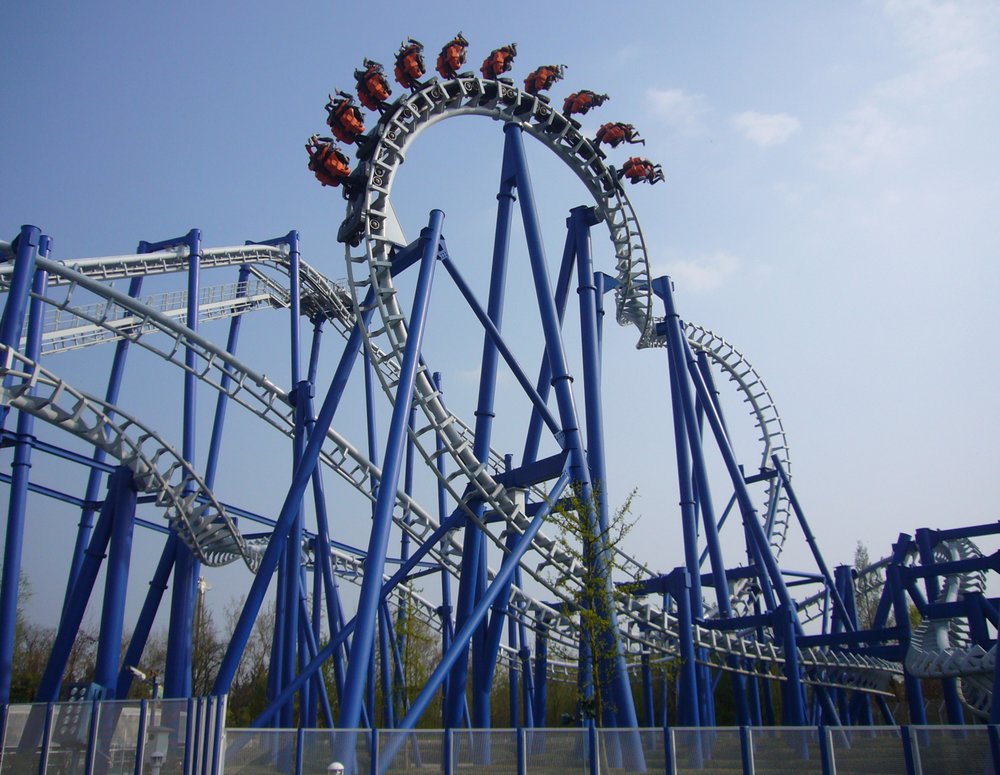 Rollercoasters at Gardaland amusement park | Photo Credits: Eric on Flickr