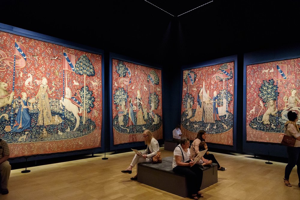 "The Lady and the Unicorn” at Musée de Cluny | Photo Credits: Joe deSousa on Wikimedia
