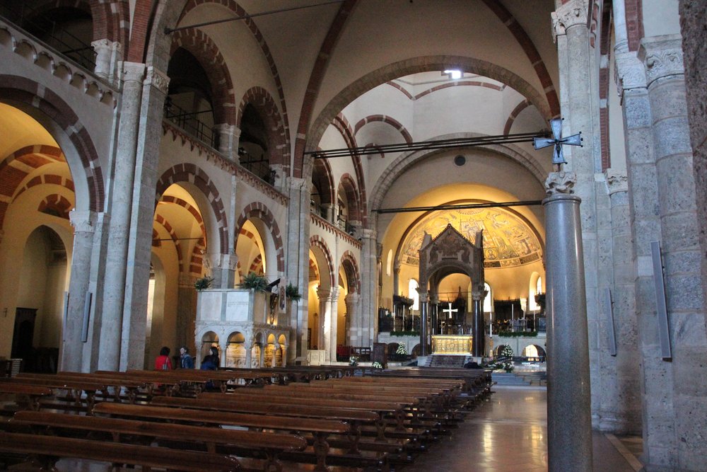 Inside Basilica di Sant'Ambrogio | Photo Credits: mauro gambini on Flickr