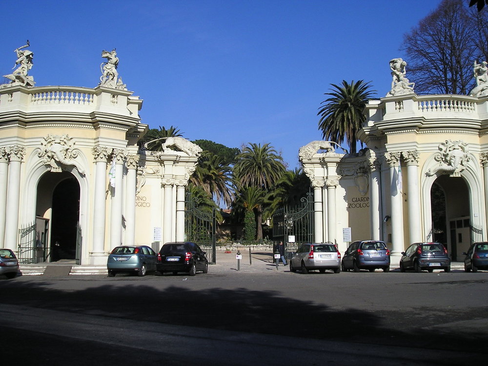 Bioparco di Roma Zoological Garden entrance | Photo Credits: Alinti on Wikimedia