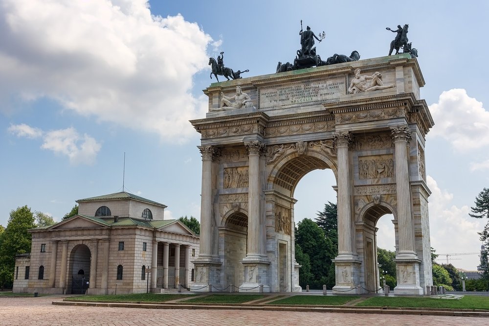 Arco della Pace | Photo Credits: Jean-Christophe BENOIST on Wikimedia