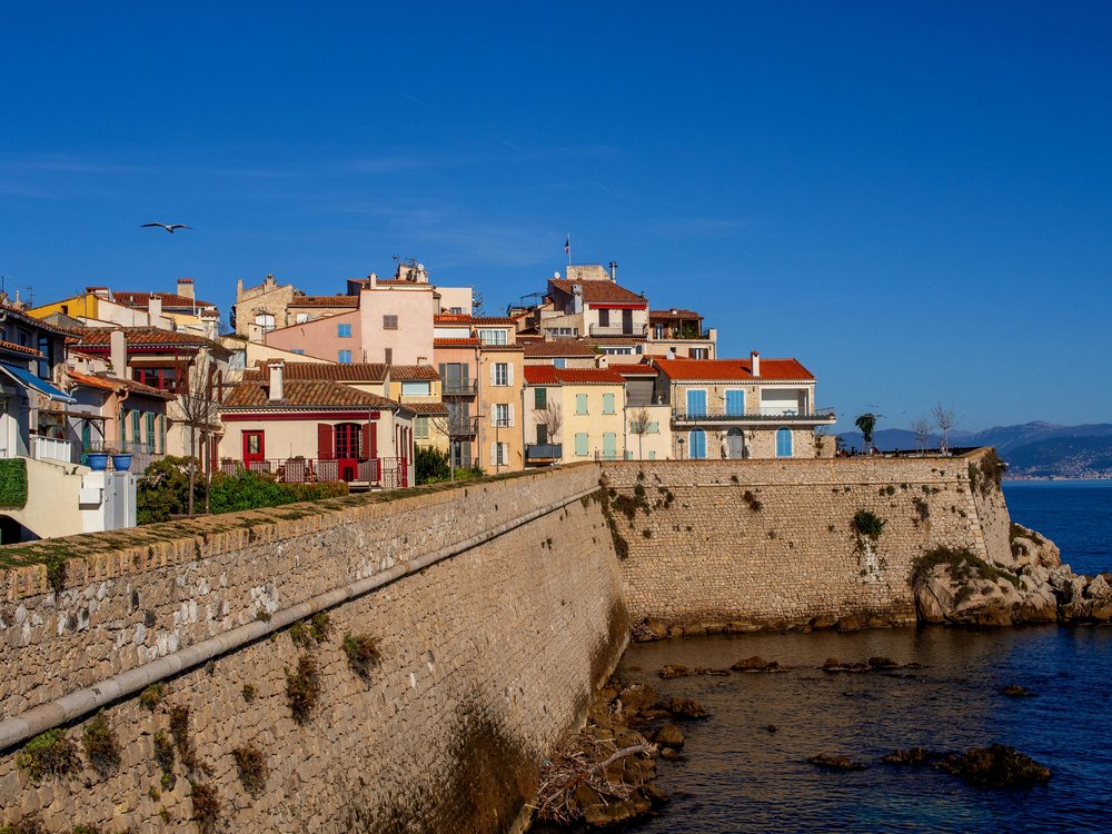 The coastal town of Antibes and its historic wall | Photo by Eric Planet Olympus on Pexels