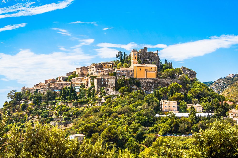 The medieval hilltop village of Èze in the French Riviera