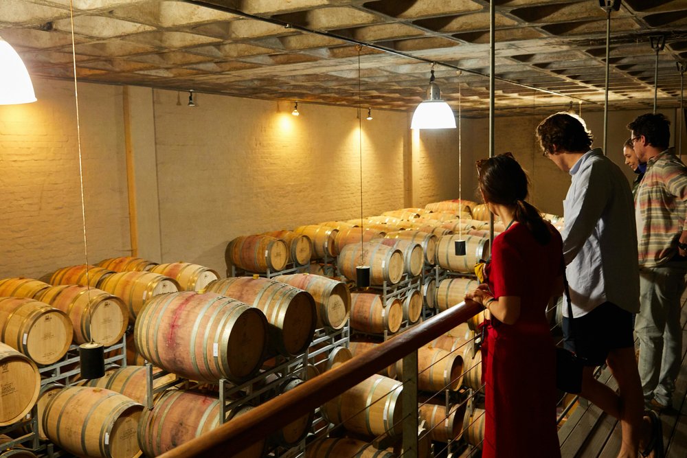 Wine cellar tour