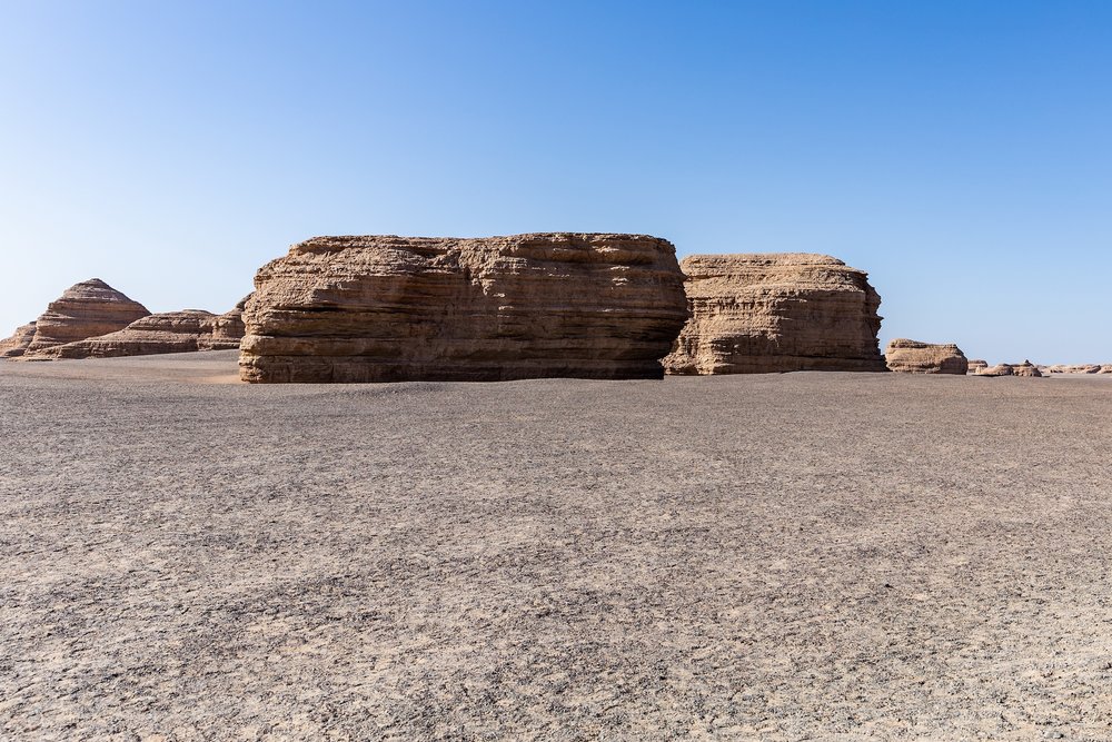 เมืองผีหย่าตาน (Yardang Ghost City)
