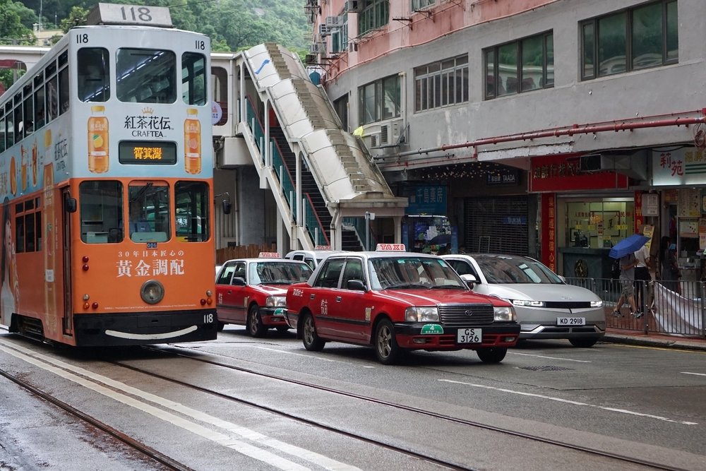 รถรางสองชั้นแบบคลาสสิกของฮ่องกง (Ding Ding Tram) 