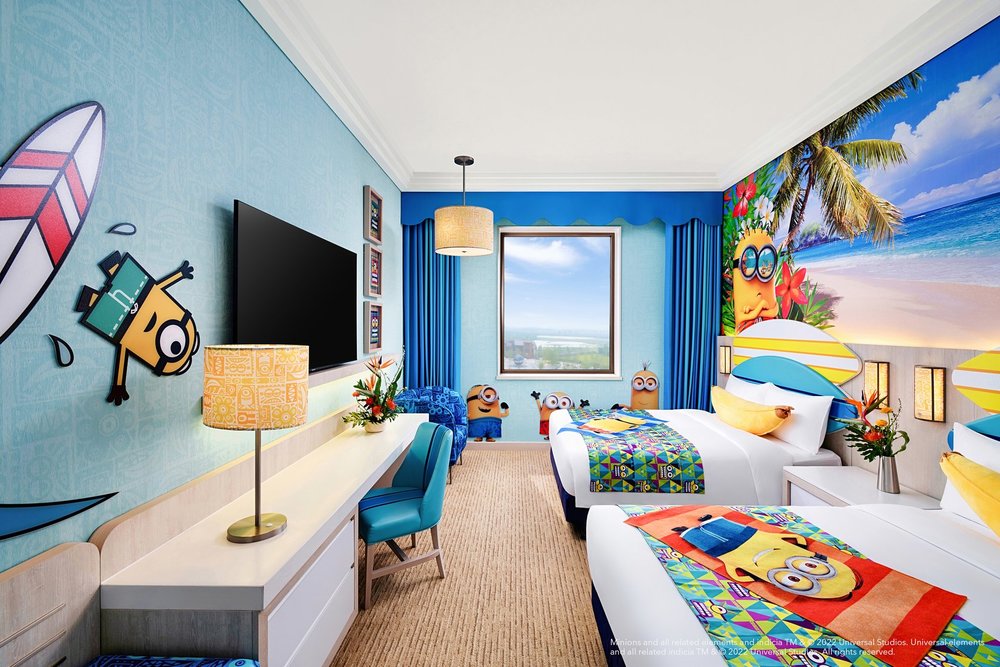 sg - universal studios grand hotel minion room