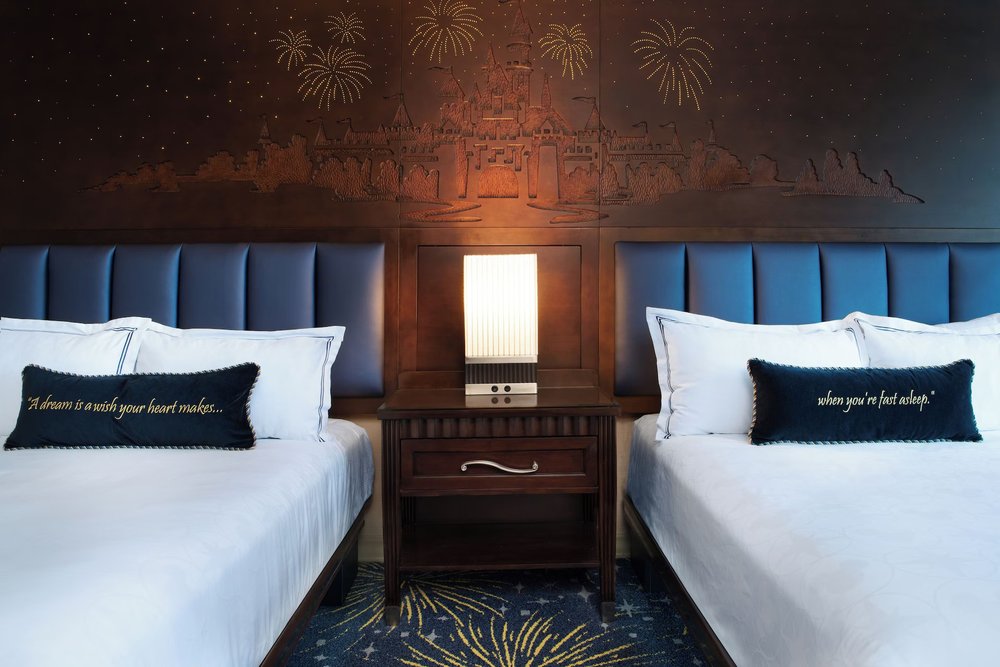 Standard guest room at Disneyland Hotel