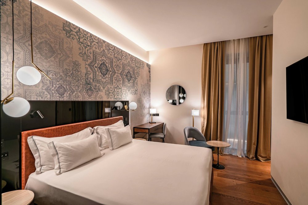 Modern rooms at Hotel Vincci Selección Unuk